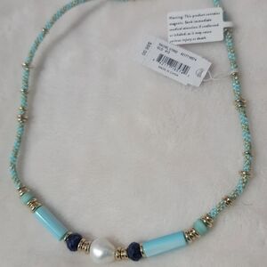 Kendra Scott Turquoise and Gold Necklace